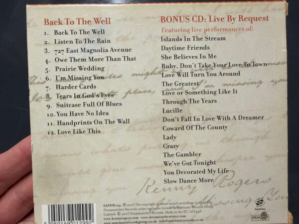 Kenny Rogers2 Kenny Rogers – Back to the well