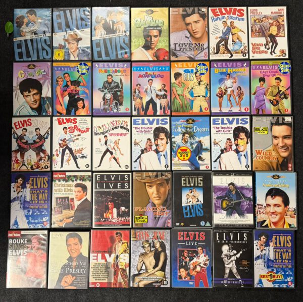 35 Elvis Presley-dvd’s – films en documentaires