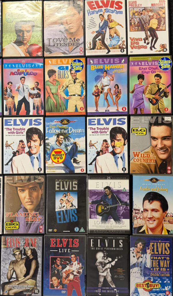 35 Elvis Presley-dvd’s – films en documentaires