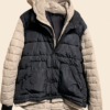Scotch & Soda donsjack maat XXL Scotch & Soda donsjack maat XXL, donkerblauw met lichtgrijze mouwen