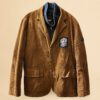 McGregor herenjas in cognackleurig corduroy, maat 56
